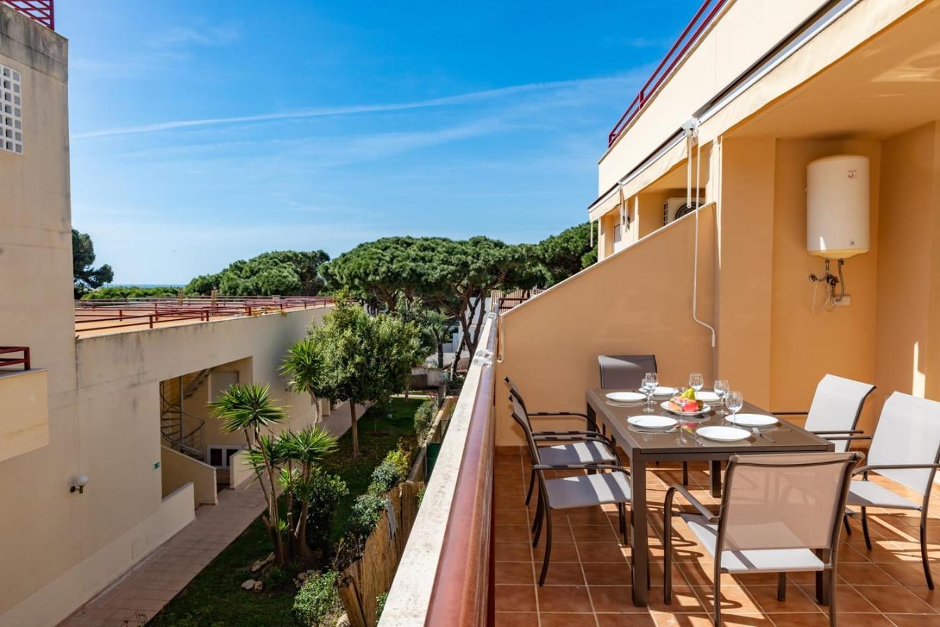 Apartamento Sereno 3 - Piscina, Garaje, Terraza Y Playa Los Canos De Meca Ngoại thất bức ảnh